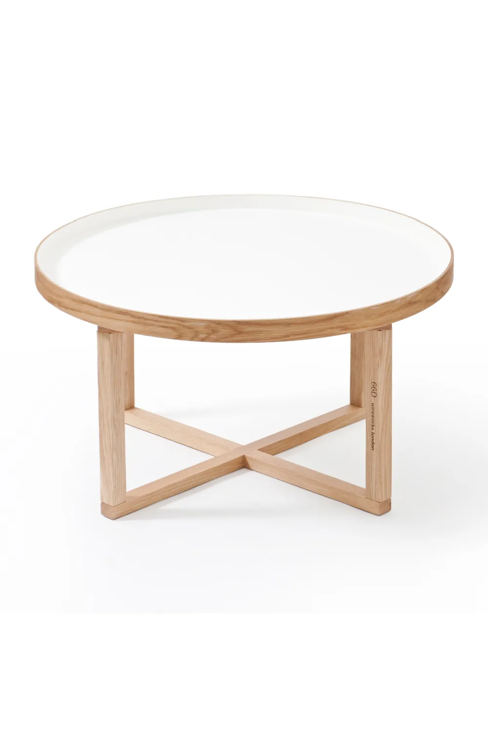 Wooden Round Coffee Table | Wireworks